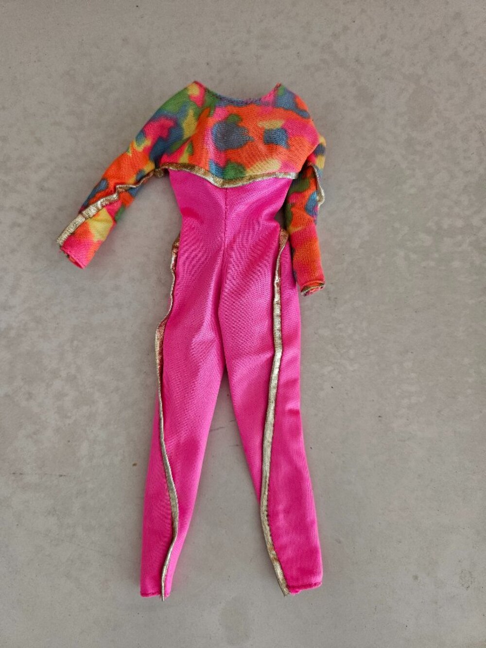5/$15 1991 Ski Fun Barbie Onesie Outfit Only